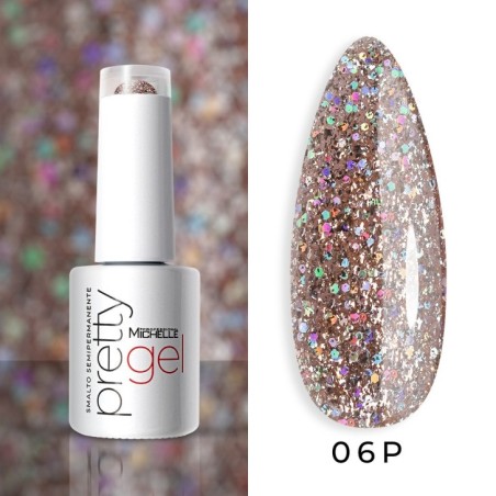 Vernis à ongles semi-permanent couleur Michellenails PRETTY Platinum Couleur semi-permanente - 06PL
