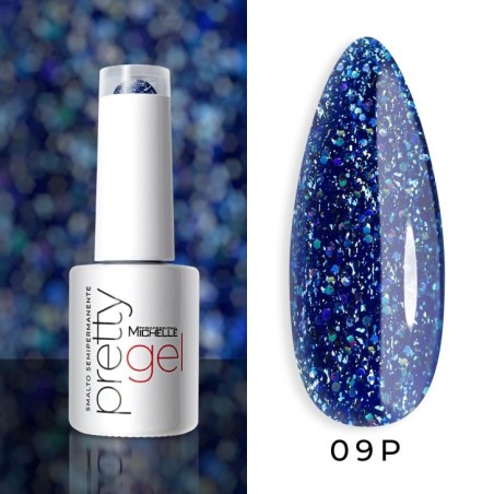 semi-permanent nail polish color Michellenails PRETTY Platinum Semi-permanent Colour - 09PL