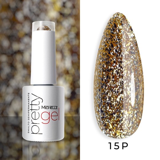 semi-permanent nail polish color Michellenails PRETTY Platinum Semi-permanent Colour - 15PL