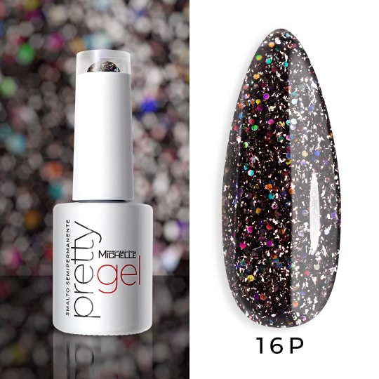 Vernis à ongles semi-permanent couleur Michellenails PRETTY Platinum Couleur semi-permanente - 16PL