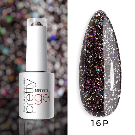 Esmalte de uñas semipermanente color Michellenails PRETTY Platinum Color semipermanente - 16PL