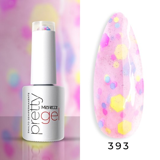smalto semipermanente colore per unghie Michellenails PRETTY Gel Semipermanente Colour - 393
