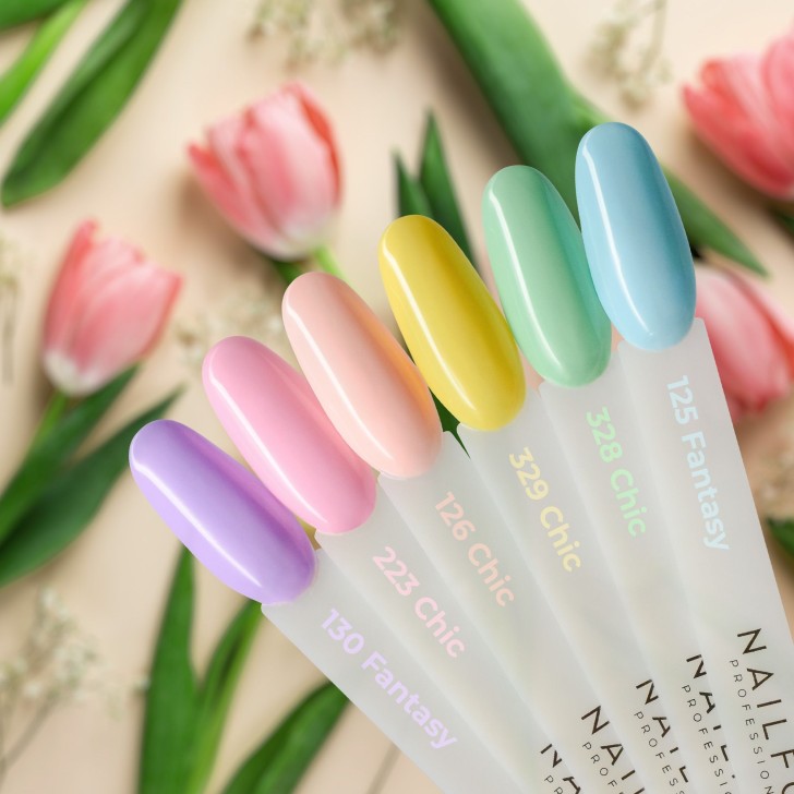 semi-permanent nail polish color Michellenails PRETTY Gel Semi-permanent Colour - 130