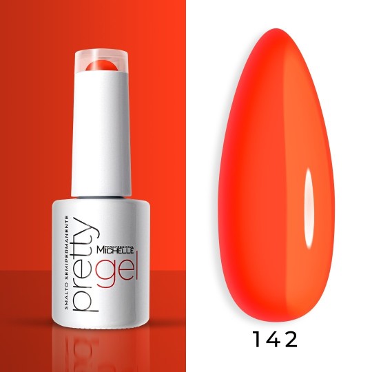 semi-permanent nail polish color Michellenails PRETTY Gel Semi-permanent Colour - 142