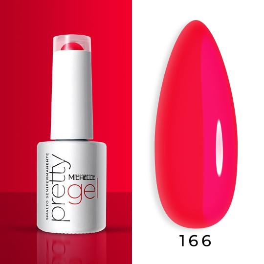 smalto semipermanente colore per unghie Michellenails PRETTY Gel Semipermanente Colour - 166