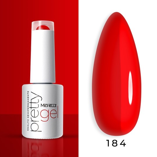 smalto semipermanente colore per unghie Michellenails PRETTY Gel Semipermanente Colour - 184