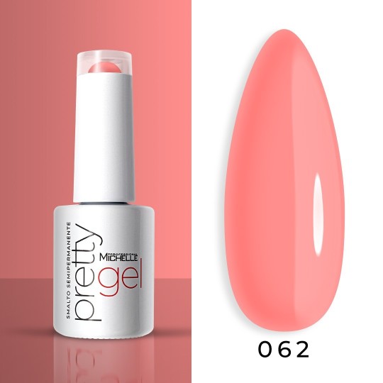 smalto semipermanente colore per unghie Michellenails PRETTY Gel Semipermanente Colour - 062