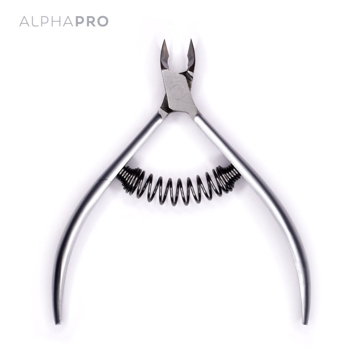 Accessoires pour ongles Pince à nails en acier ALPHA PRO2 - 5 mm Usage professionnel