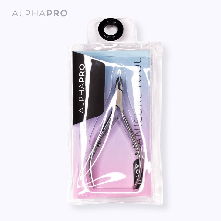 Accesorios para uñas ALPHA PRO3 Alicate de acero - 4 mm nails de uso profesional