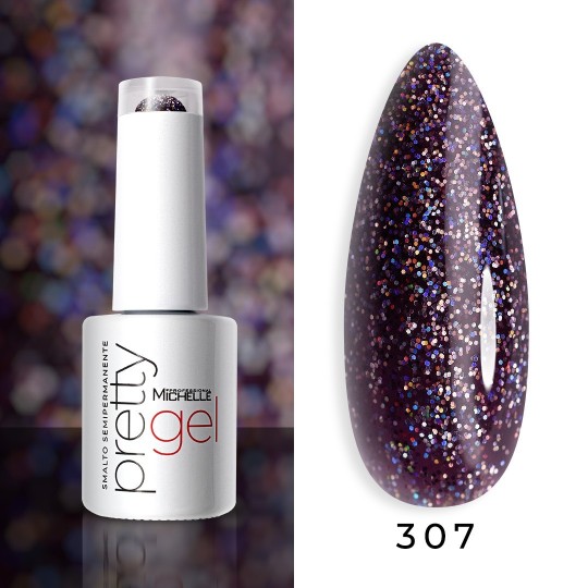 semi-permanent nail polish color Michellenails PRETTY Gel Semi-permanent Colour - 307