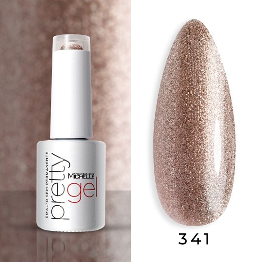 Esmalte de uñas semipermanente color Michellenails PRETTY Gel Color Semipermanente - 341