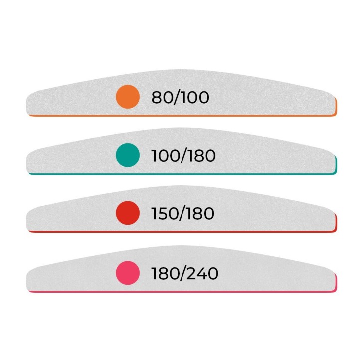 Accessori per unghie LIMA ROYAL BOOMERANG LAVABILE Uso professionale nails