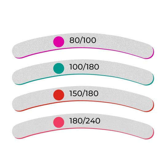 Accessori per unghie LIMA ROYAL CURVA LAVABILE Uso professionale nails 2