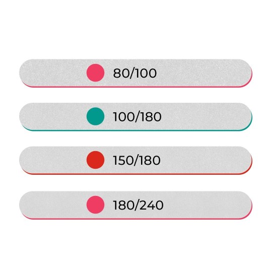 Accessori per unghie LIMA ROYAL DRITTA LAVABILE Uso professionale nails 2