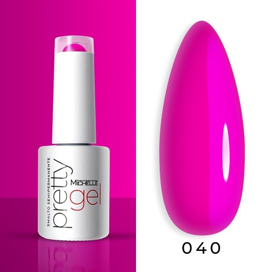 smalto semipermanente colore per unghie Michellenails PRETTY Gel Semipermanente Colour - 040