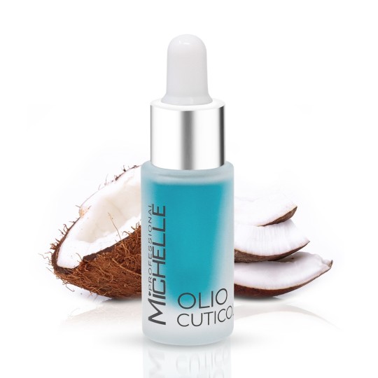ricostruzione in gel per unghie OLIO CUTICOLE CONTAGOCCE - profumo COCCO uso professionale