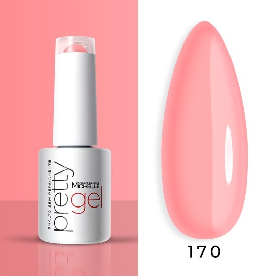 Vernis à ongles semi-permanent couleur Michellenails PRETTY Gel Semi-permanent Colour - 170 Milky