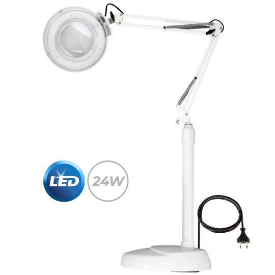 Equipo de uso profesional para uñas, LÁMPARA Led EXTENSIBLE RECLINABLE - CON BASE