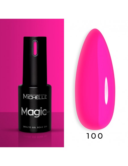 smalto semipermanente colore per unghie Michellenails MAGIC Color Semipermanente - 100 fluo