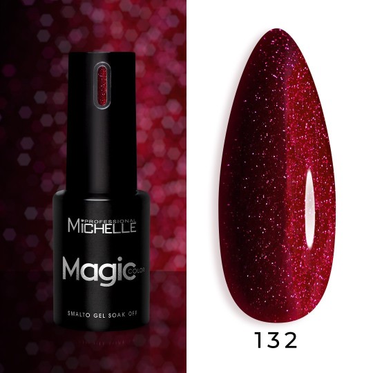 Esmalte de uñas semipermanente color Michellenails Magic Color Semipermanente - 132