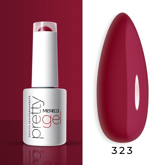 smalto semipermanente colore per unghie Michellenails PRETTY Gel Semipermanente Colour - 323