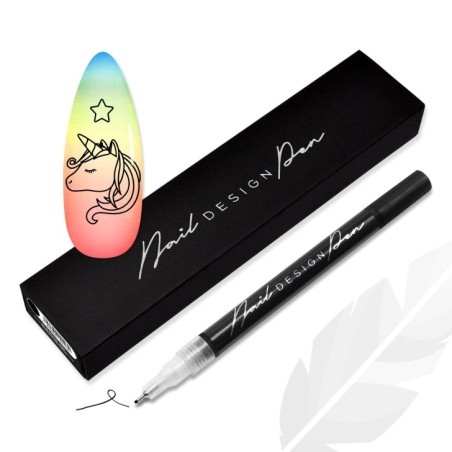 decorazione nail-art gel per unghie NAILART PEN - NERO di Michellenails ricostruzione