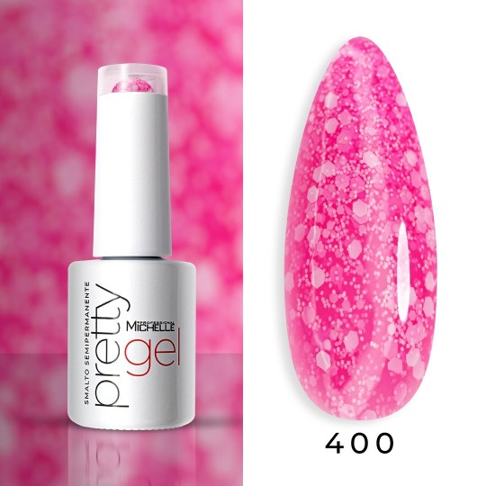 smalto semipermanente colore per unghie Michellenails PRETTY Gel Semipermanente Colour - 400