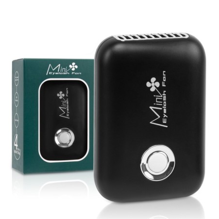 Mini ventilateur pour extensions de cils gel - Noir - Usage professionnel