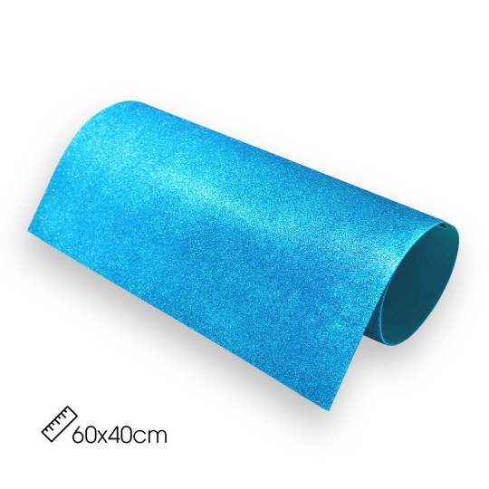 Tappeto in gomma glitterato island