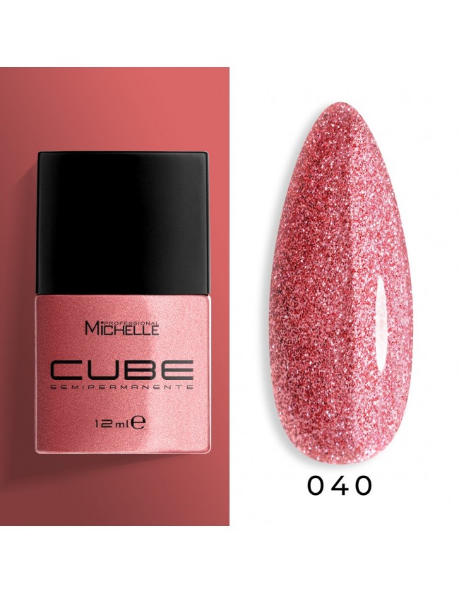 CUBE Semipermanente - Pink Shiny 040