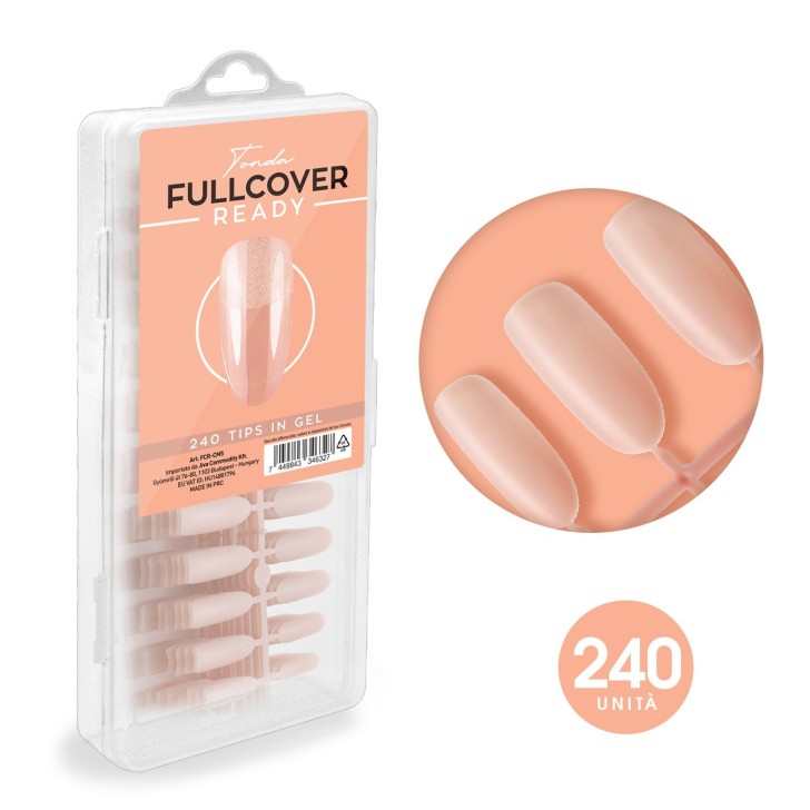 EMBOUTS Ready Fullcover Tips EN GEL Camouflage Gel