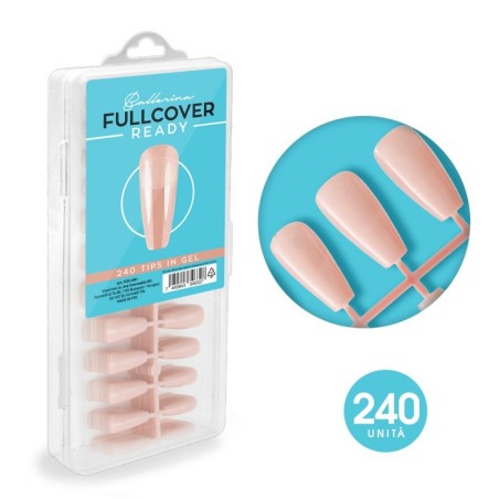 Tips Ready Fullcover en Gel Camouflage bailarina.