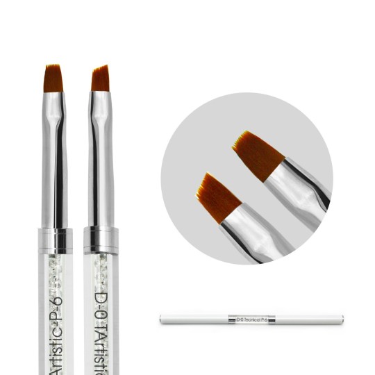 DOUBLE-ENDED BRUSH - Artistic FLAT/OBLIQUE