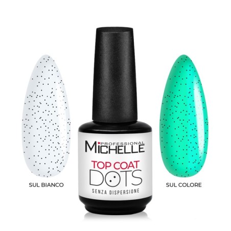 TOP COAT DOTS NERO lucido senza dispersione 15ml TOP COAT DOTS NERO lucido senza dispersione 15ml