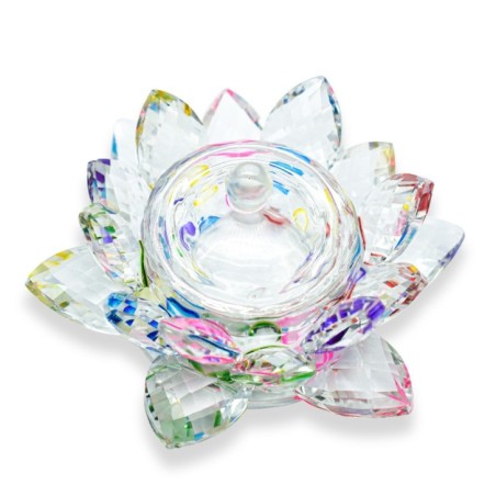 Taza grande con forma de flor de loto - Rainbow