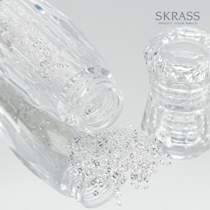 CRYSTAL SKRASS MICRO - 03        Bianco Trasparente