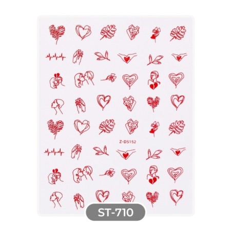 Stickers ST710 lignes love