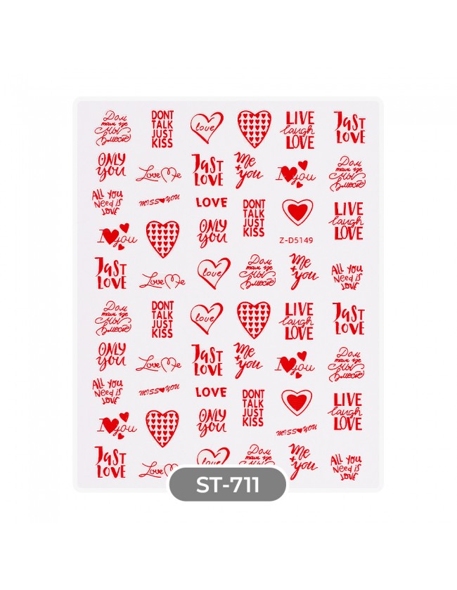 ADESIVI STICKERS ST711 you and me