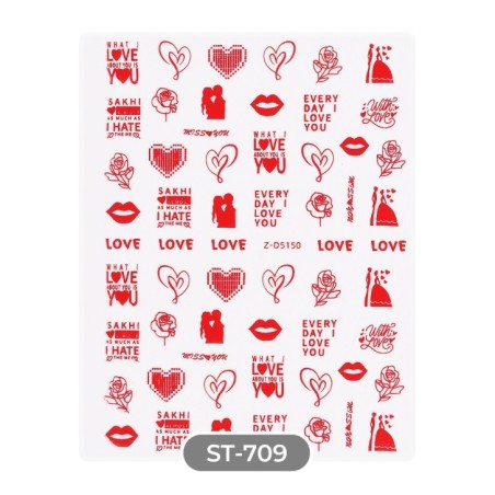 Stickers ST709 love t'aime