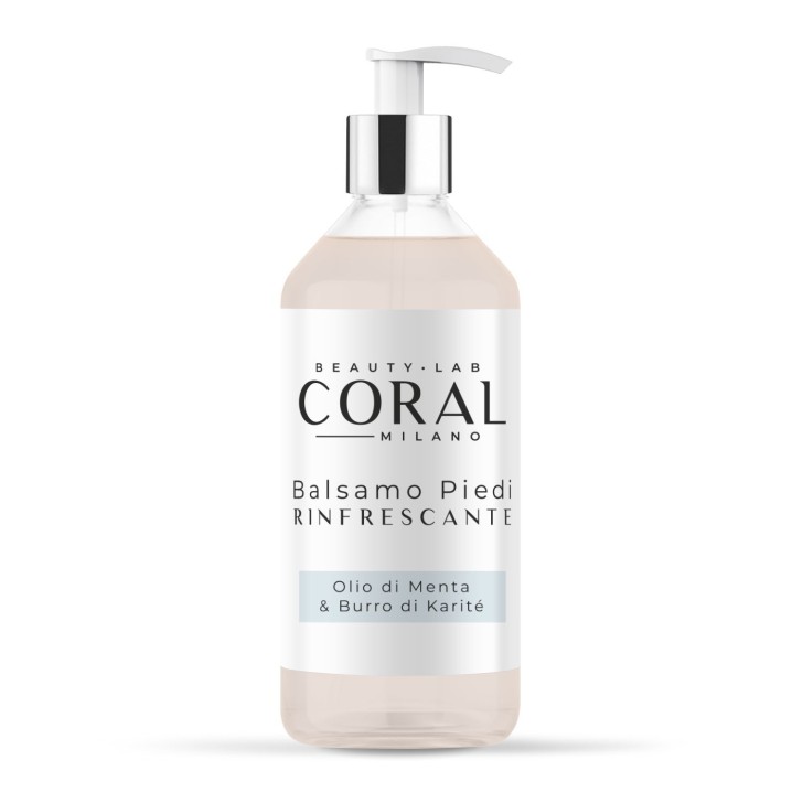 BALSAMO PIEDI CORAL Rinfrescante con Olio di Menta - 500ml