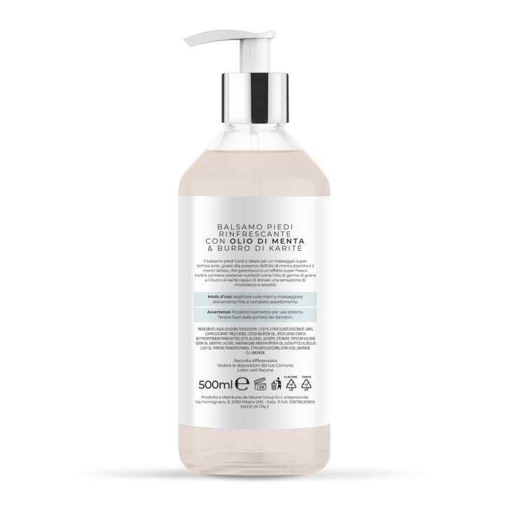 Coral FOOT BALM Refreshing with Mint Oil - 500ml