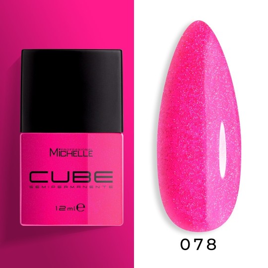 CUBE Semipermanente - Fucsia Star 078