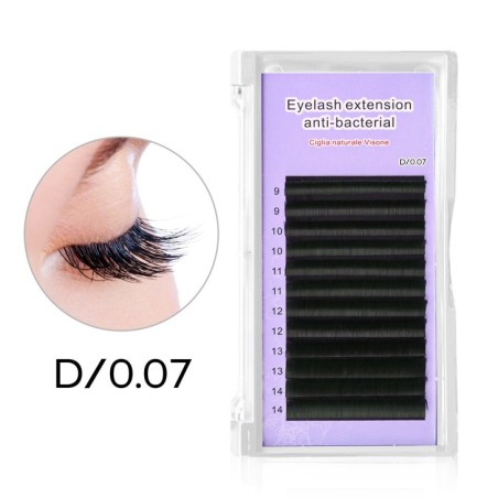 EXTENSION CIGLIA  YY Curva C 0.07 - Diamond Eyelash YY