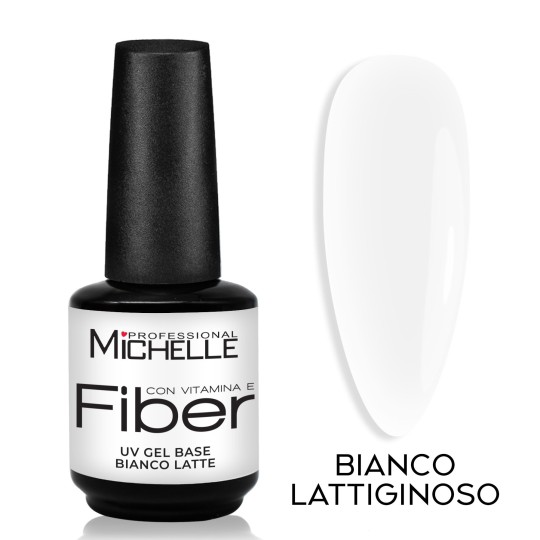 Gel Base Fiber Con Vitamine - Bianco Lattiginoso