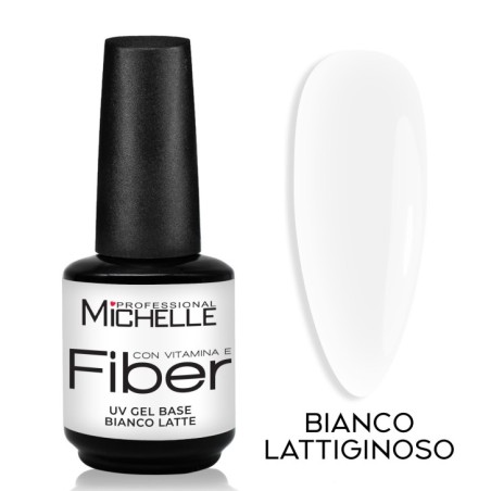 Gel Base Fiber Con Vitamine - Bianco Lattiginoso