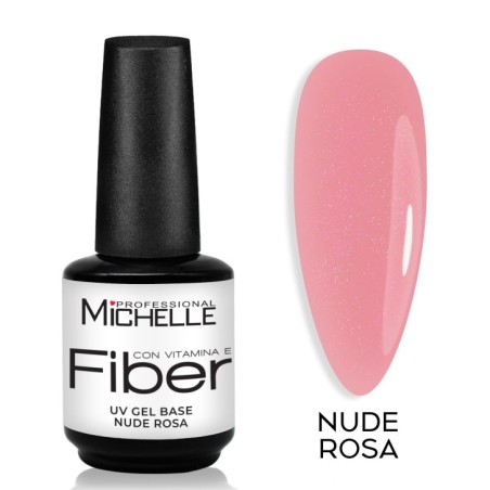Gel Base Fiber Con Vitamine - Nude Rosa Gel Base Fiber Con Vitamine - Nude Rosa