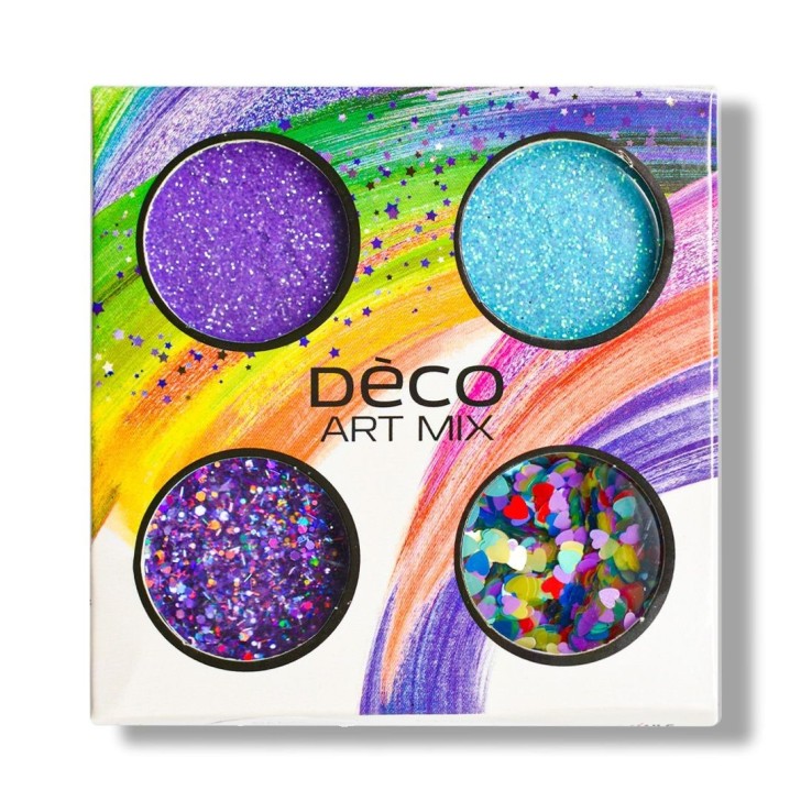 Deco art mix HEARTS AND PURPLE - 023