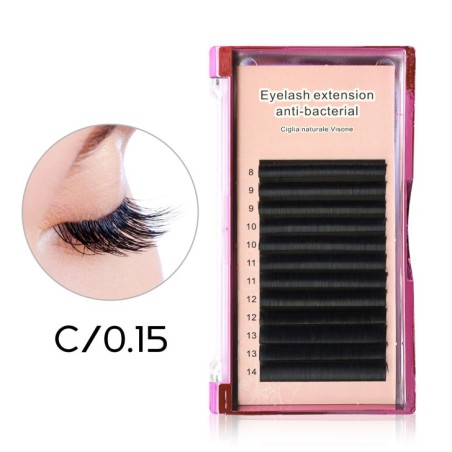 EXTENSION CIGLIA  YY Curva C 0.07 - Diamond Eyelash YY