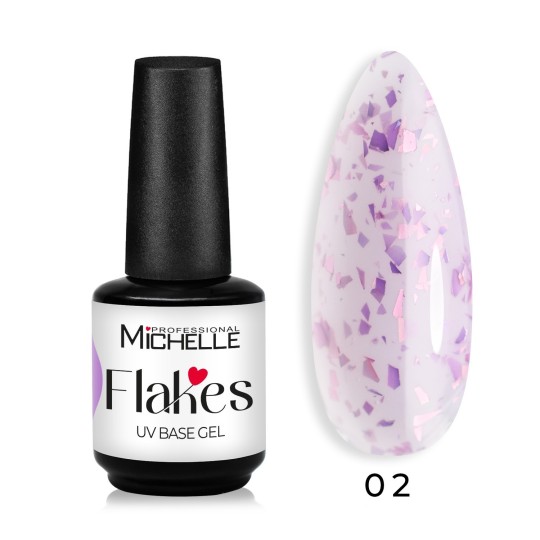 FLAKES BASE GEL SEMIPERMANENTE - 02