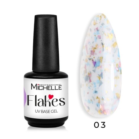 FLAKES BASE GEL SEMIPERMANENTE - 03